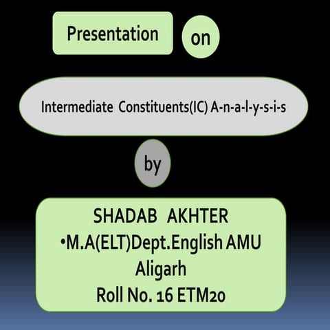 Ic analysis by shadab akhter 