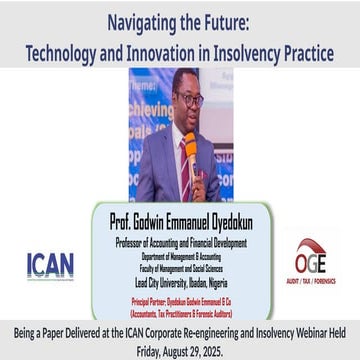 ICAN Navigating the Future Technology and Innovation in Insolvency Practice -...