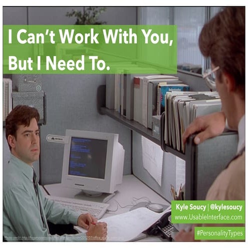 I Can't Work With You, But I Need To