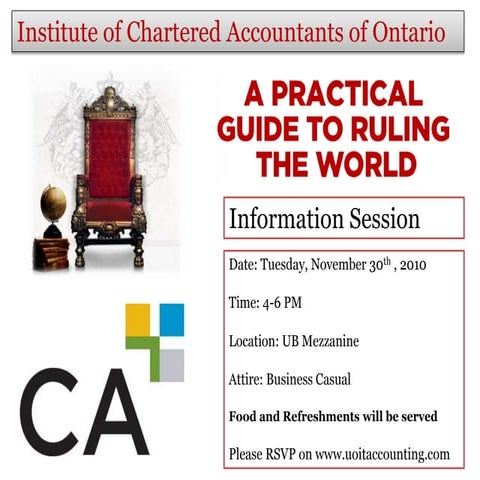 Icao information session | PPTX