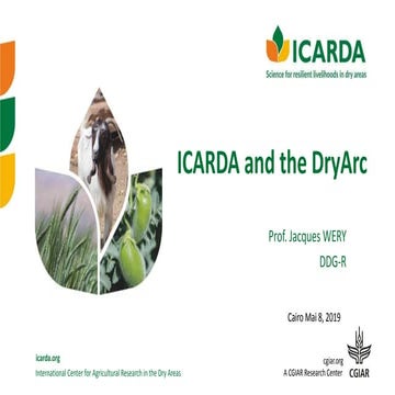 Introducing ICARDA and DryArc Initiative