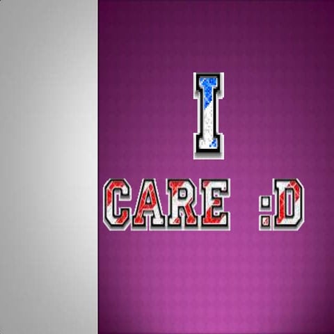 I care