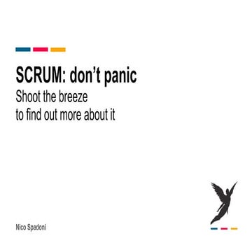 SCRUM: don't panic