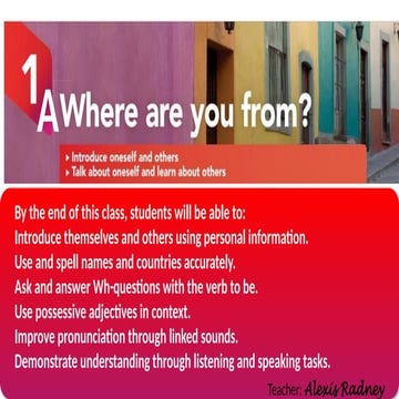 Interchange 1 unit 1 powerpoint presentation