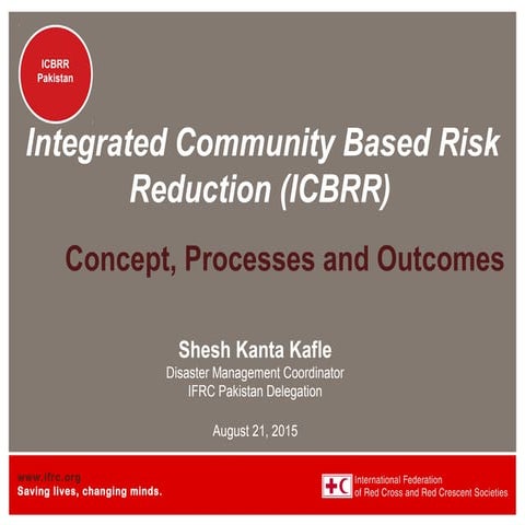 ICBRR-Integtrated Community Based Risk Reduction | PPT
