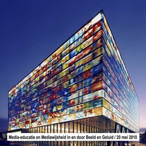 Mediawijsheid voor de cultuurcoordinator - 20 mei 2010 - John Leek