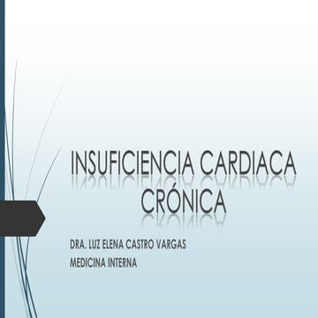 INSUFICIENCIA CARDIACA PRESENTACION