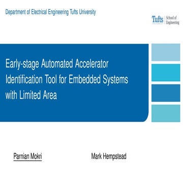 Early-Stage Automated Tool for Identifying Shared Accelerators in ...