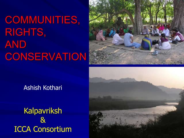 Indigenous & community conservation 
