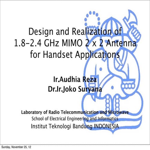 Iccs 2012 presentation joko suryana and audhia