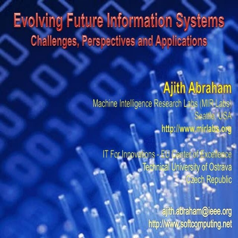 Evolving Future Information Systems: Challenges, Perspectives and Applications