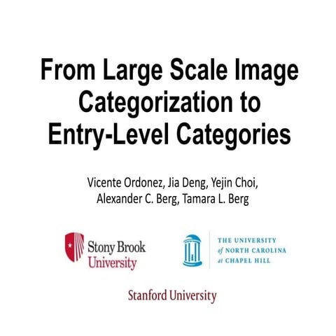 From Large Scale Image Categorization to Entry-Level Categories