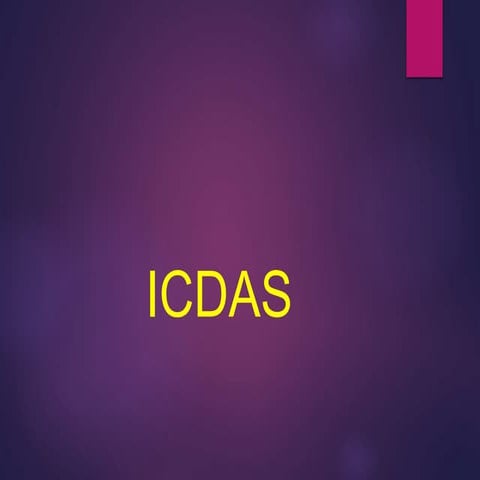 Criterios ICDAS | PPTX