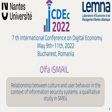 Relationship between culture and user's behavior in the context of informatio...