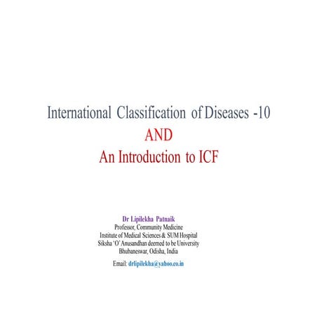 ICD and ICF