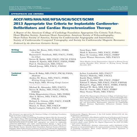 Icd implant indication acc