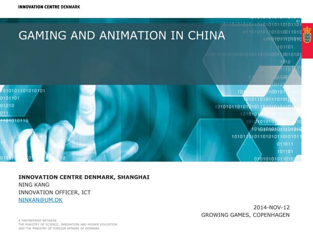 Gaming and animation in China, Inno...