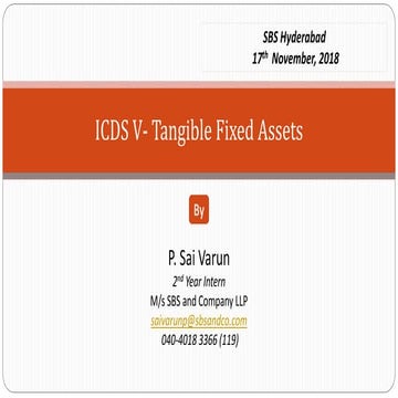 Icds v-tangible-fixed-assets
