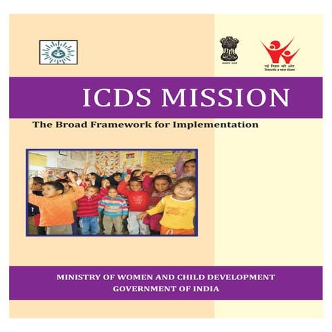 Icds mission under 12 th five years plan