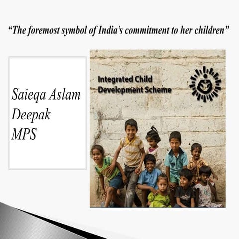 monitoring and evaluation of ICDS : swot analysis