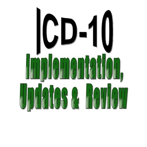 Icd updt
