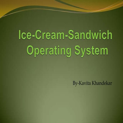 Ice cream-sandwich