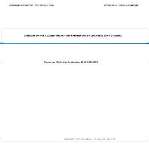 Management Marketing