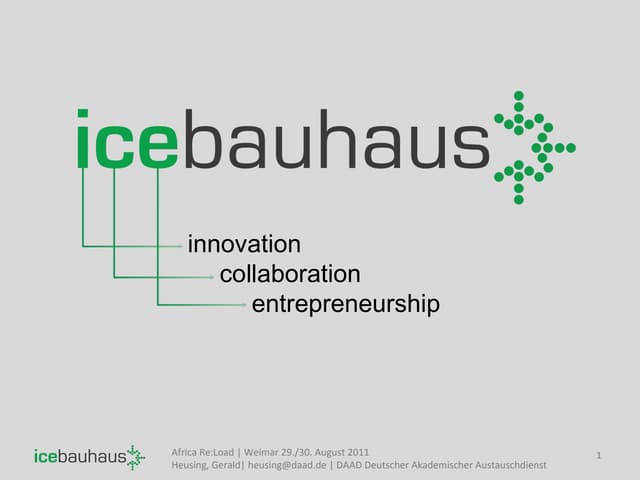 africa re:load 1 Heusing - The DAAD and Africa