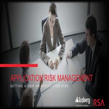 Webinar: Getting a grip on application risk