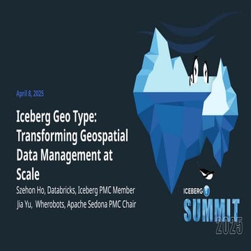 Iceberg Geo Type: Transforming Geospatial Data Management at Scale