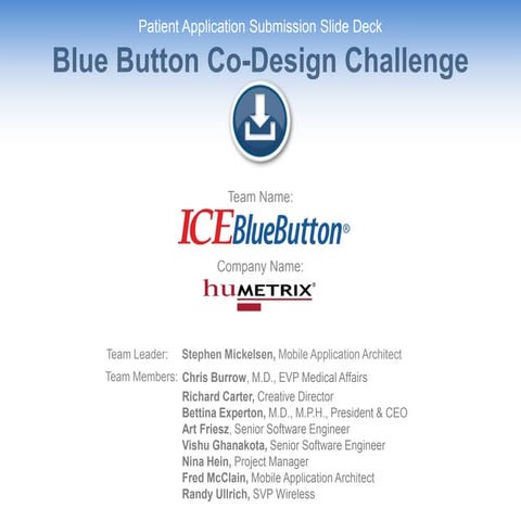 Blue Button 2.0 - At ONC Interoperability Forum | PPTX