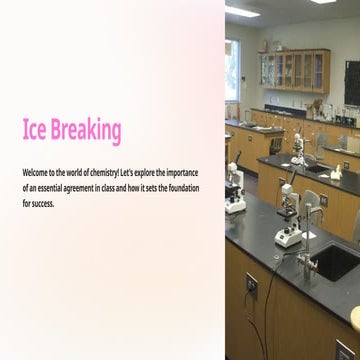 Ice Breaking chemistry grade 10 (introduction to chemistry) | PPTX
