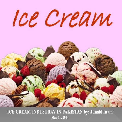 Ice Cream Industry in Pakistan