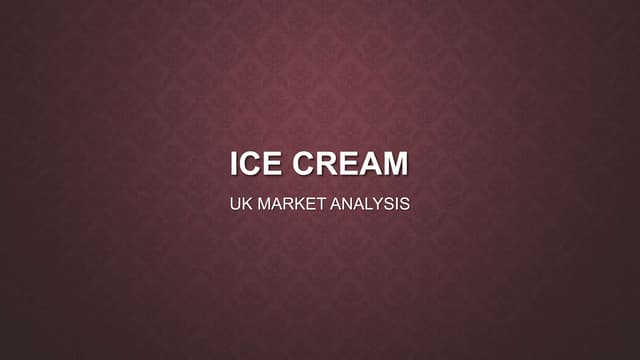 Using Digital Data To Determine The Next Ice Cream Flavour