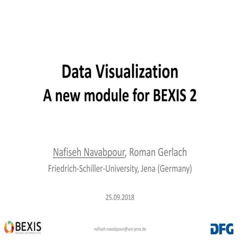 Data Visualization: A new module for BEXIS 2