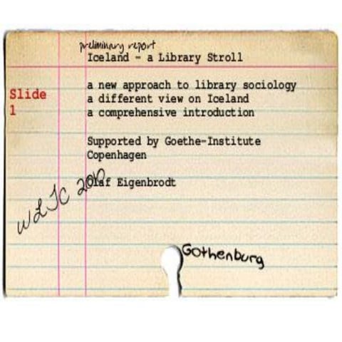 Iceland – A Library Stroll Goethe