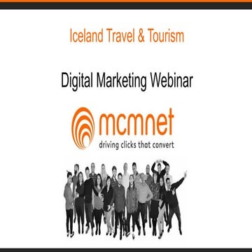 Iceland travel & tourism webinar