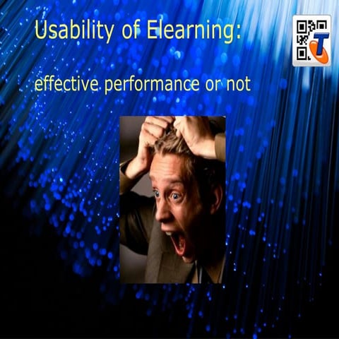 The Usability of eLearning 