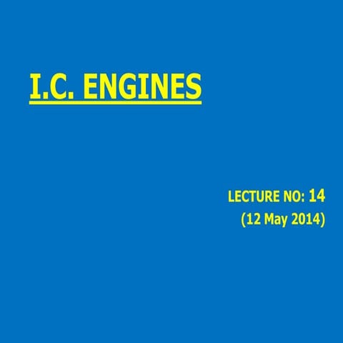 Ic engine lec 14