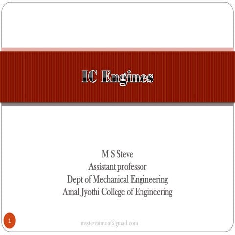 Basic Mechanical Engineering -  IC engines