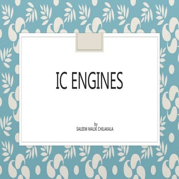 Ic engines