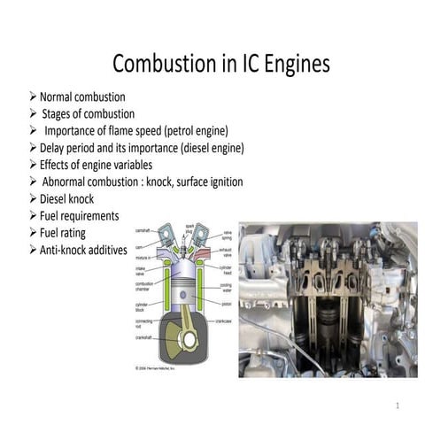 IC ENGINE'S COMBUTION 