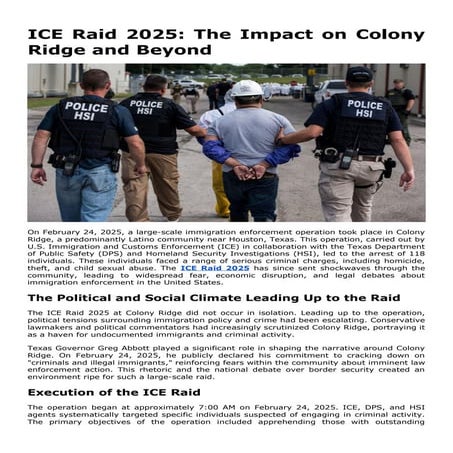 The Impact of 2025 ICE Raids on Connecticut_ Legal Responses and ...