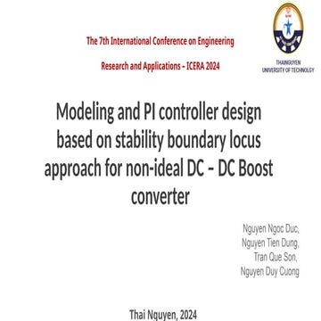 PI controller design based on stability boundary locus approach for DC-DC boo...