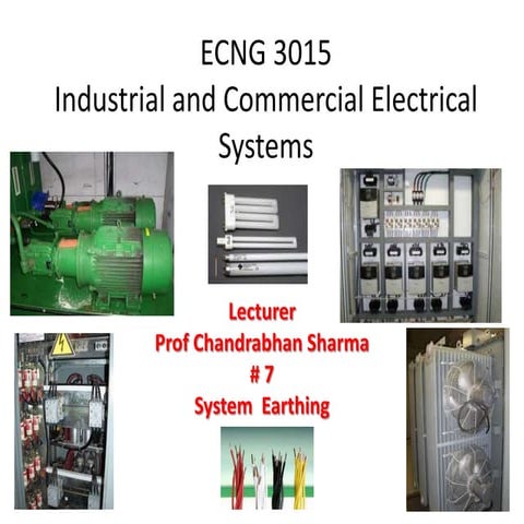 ECNG 3015- System Earthing