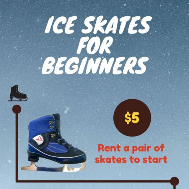 Ice skates for beginners infographic PDF