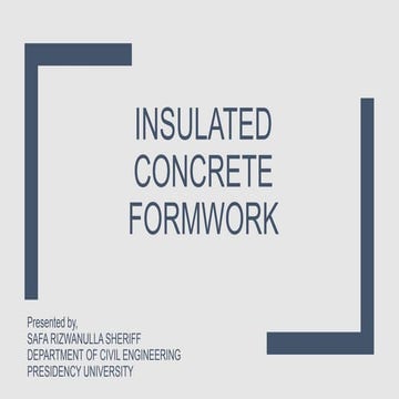 Insulated concrete formwork