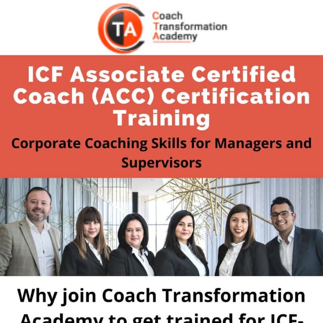 Icf associate certified coach certification training coach Icf associate certified coach certification training coach