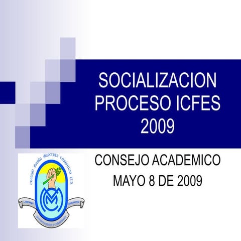 Icfes   Mayo 8 De 2009