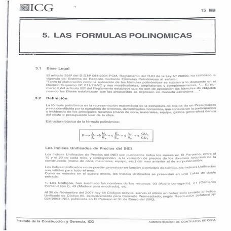 Formulas Polinomicas